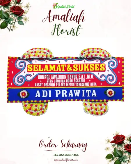 Papan Bunga Ucapan Selamat Basa Ampek Balai Tapan